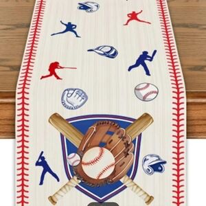 New Baseball Major League Table Runner Tablecloth Home Decor Sports Athlete